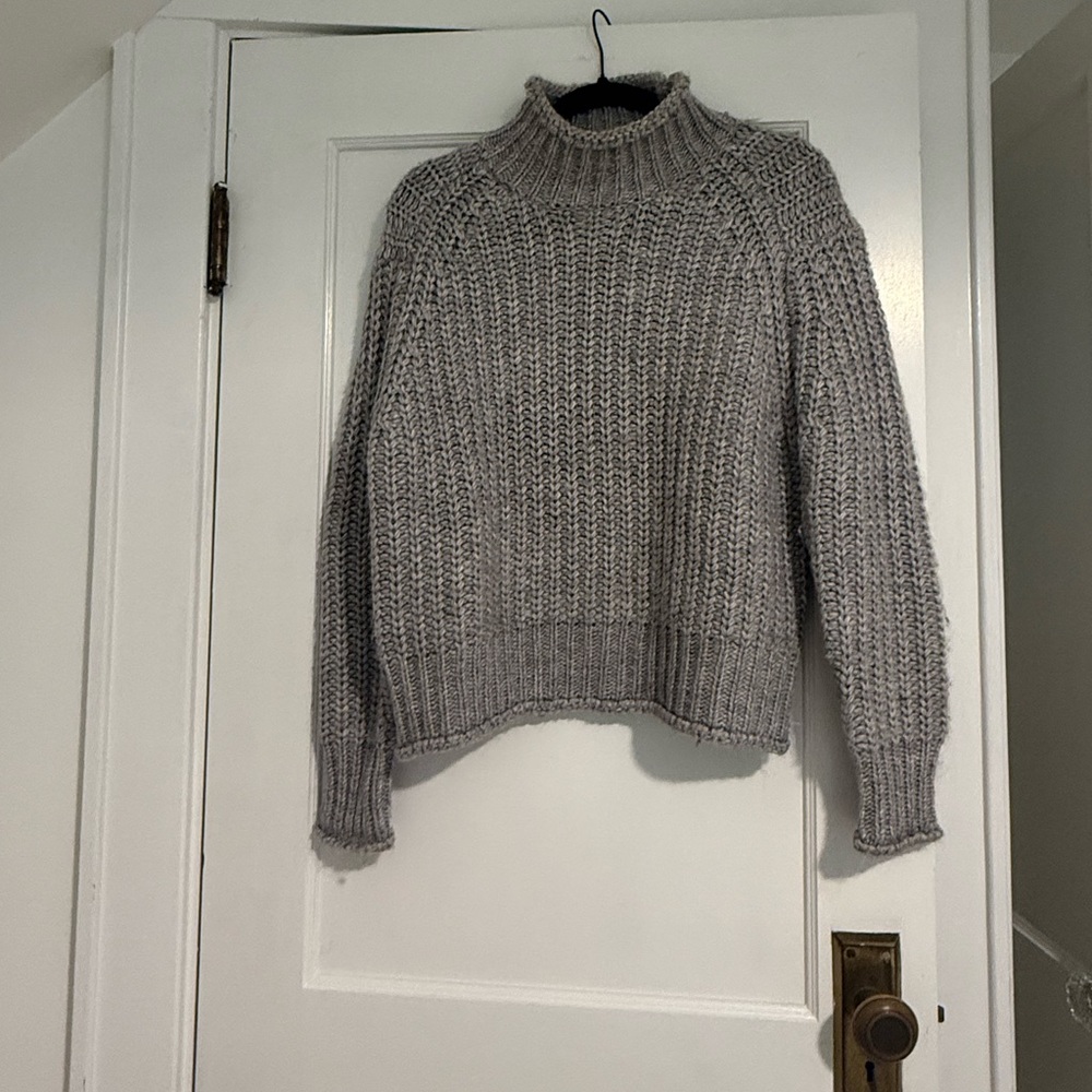 MINKPINK Gray Turtleneck Sweater